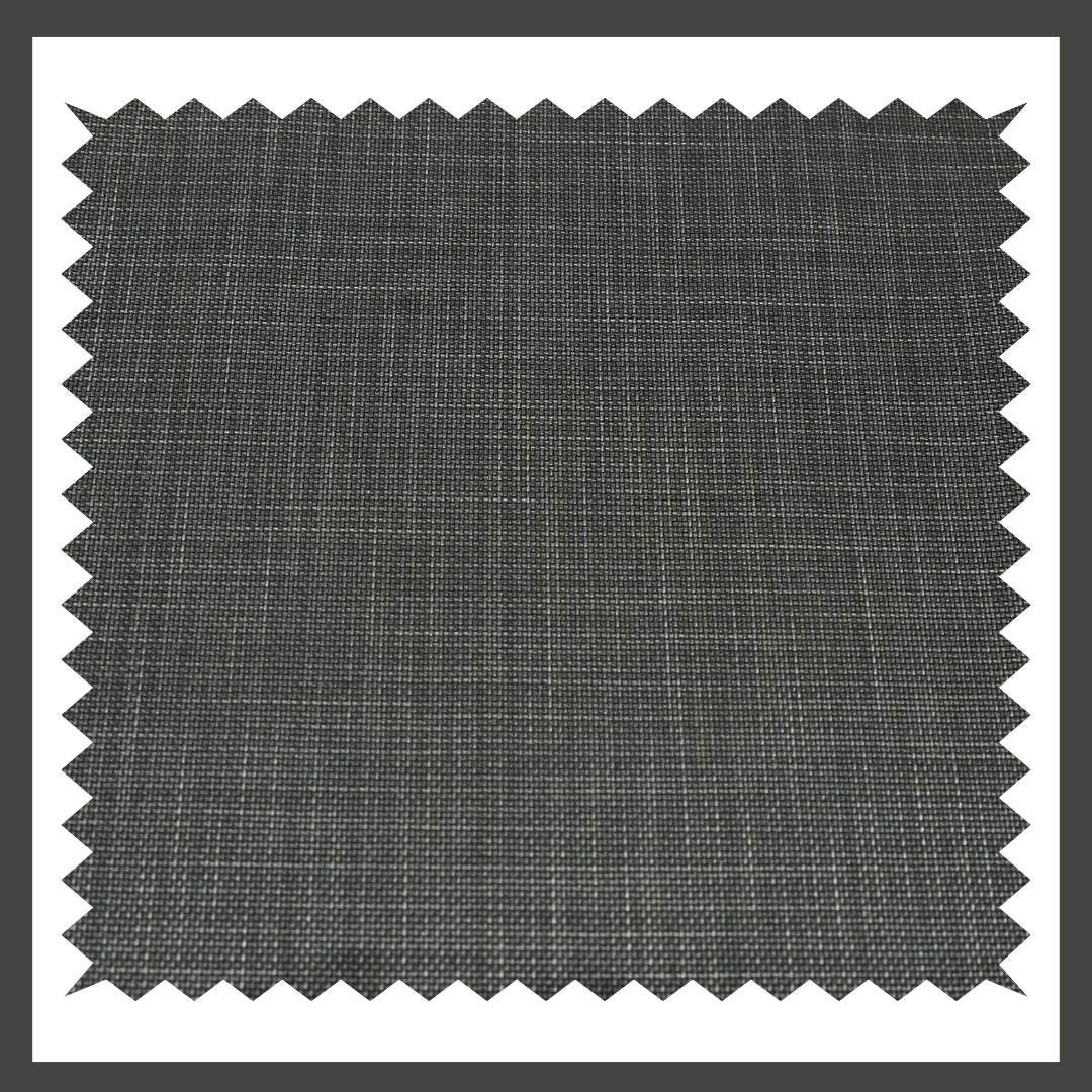 Reid & Taylor Greyish Black Textured Poly Viscose Fabric