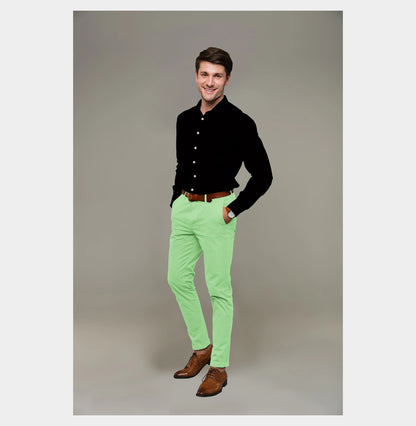 Reid & Taylor Dobby Light Green Poly Wool Fabric