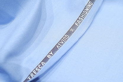 Arvind Icy Lavender Blue Terry Rayon Fabric