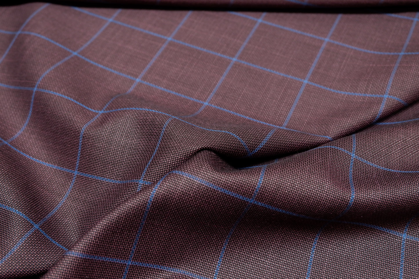 Reid & Taylor Light Maroon Checks Terry Rayon Fabric