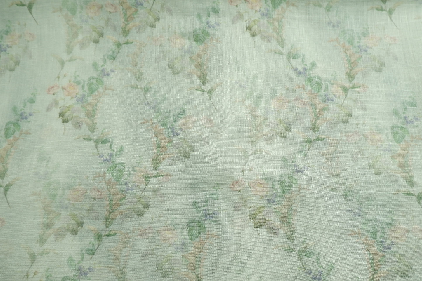 Cadini 100% Premium Linen Subtle Print Fabric