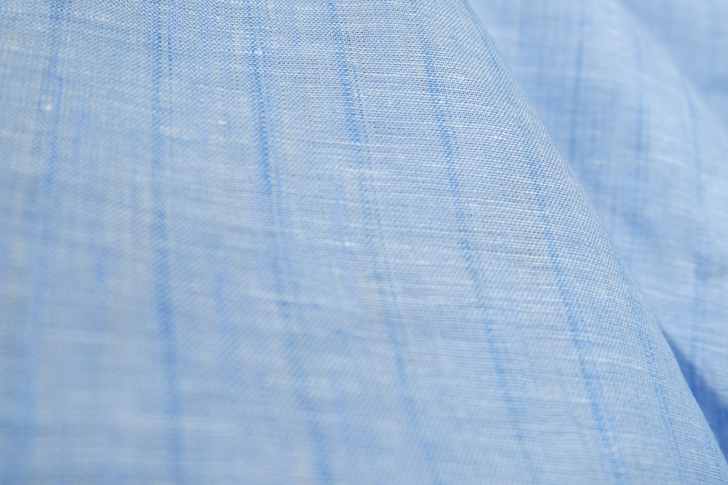 Raymond 100% Premium Linen Blue Stripe Fabric