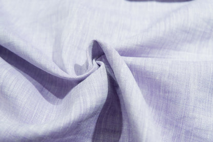 Linen Club 100% Premium Linen Solid Lavender Fabric