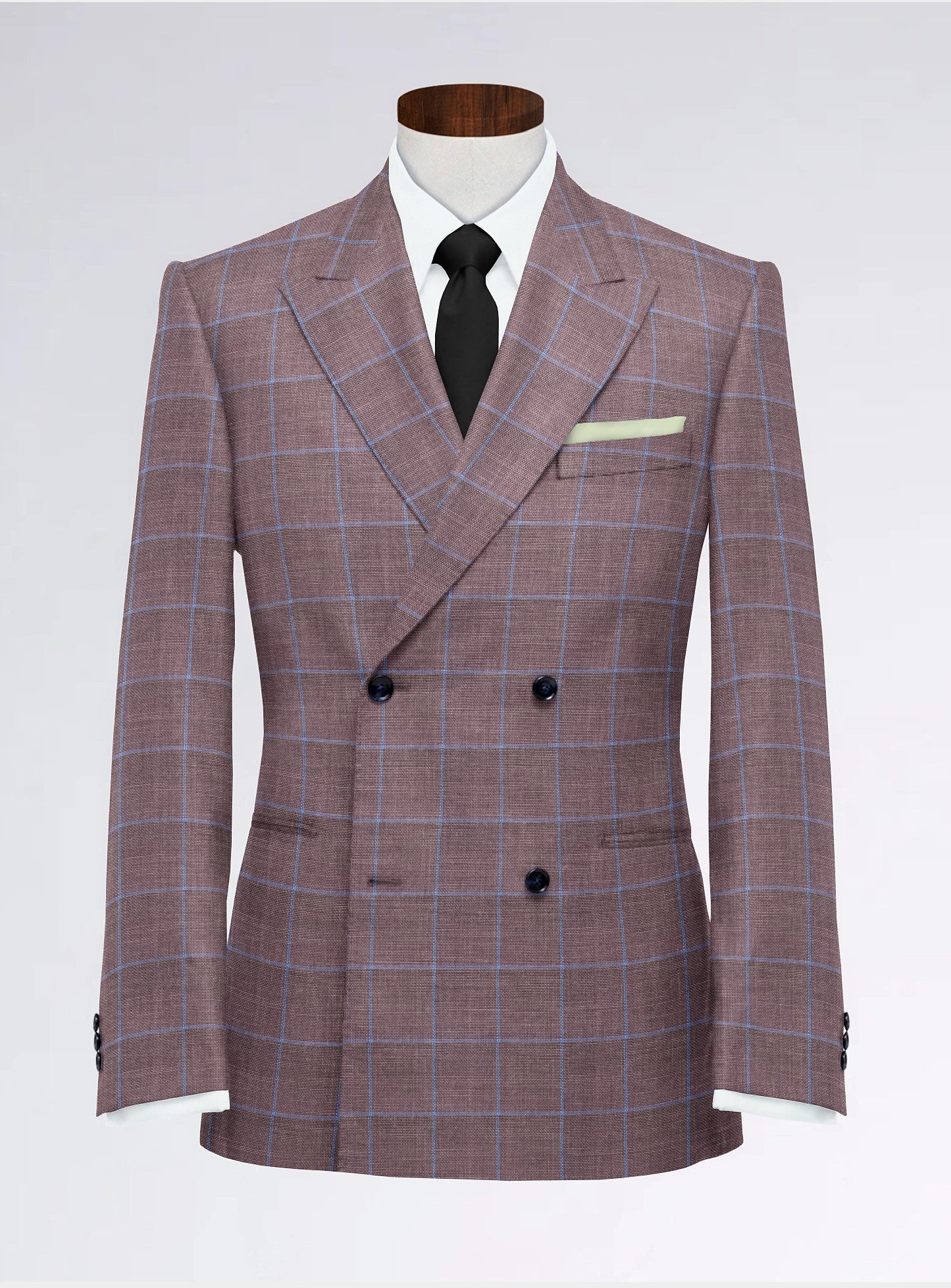 Reid & Taylor Light Maroon Checks Terry Rayon Fabric
