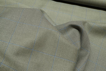 Don & Julio Grey Birdseye Checks Terry Rayon Fabric - H.R.House Designer StudioDon & Julio