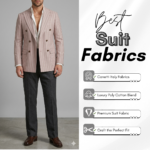 Canetti Italy Poly Cotton Striped Fabric - Pink Broad Stripe | Rich Textured Cloth for Custom Tailoring - Image 3