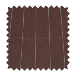 Canetti Italy Terry Rayon Striped Fabric - Brown Broad Stripe | Rich Textured Cloth for Custom Tailoring - Image 2