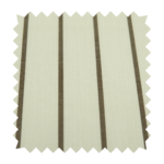 J. Hampstead Premium Super 100s Poly Wool Unstitched Fabric for Men | Bold Biege & Brown Striped Material | Rich Textured Cloth for Custom Tailoring - Image 2