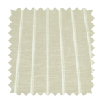 Canetti Italy Poly Cotton Striped Fabric - Biege Broad Stripe | Rich Textured Cloth for Custom Tailoring - Image 2