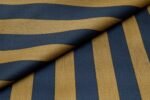 J. Hampstead Premium Super 100s Poly Wool Unstitched Fabric for Men | Bold Navy & Gold Striped Blazer Material | Rich Textured Cloth for Custom Tailoring - Image 5