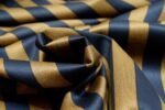 J. Hampstead Premium Super 100s Poly Wool Unstitched Fabric for Men | Bold Navy & Gold Striped Blazer Material | Rich Textured Cloth for Custom Tailoring - Image 6
